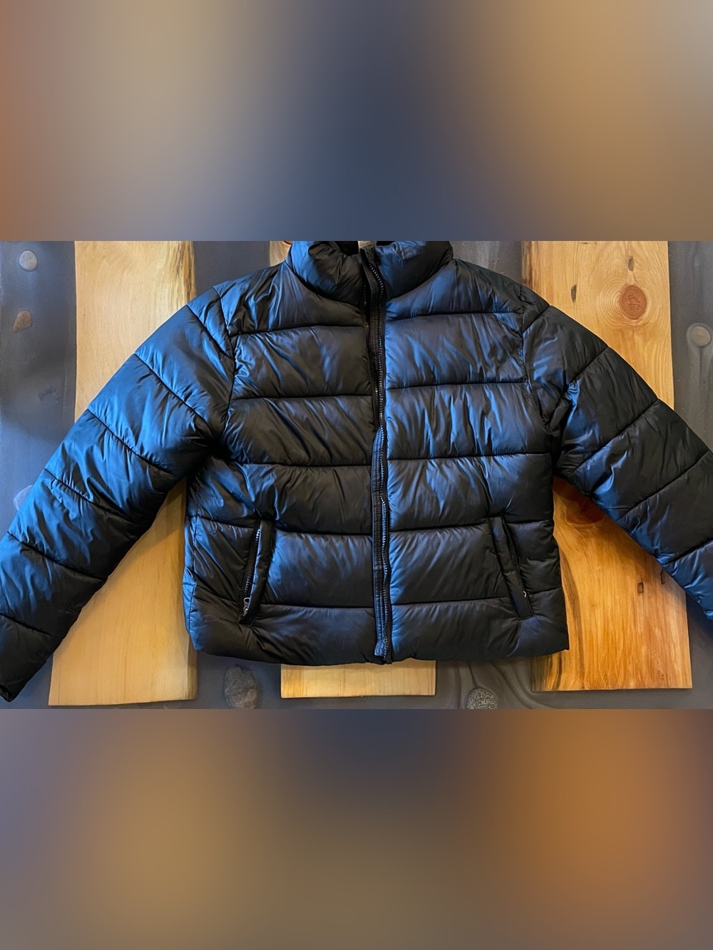 Women’s Black Puffer Jacket - Lightweight Quilted Coat